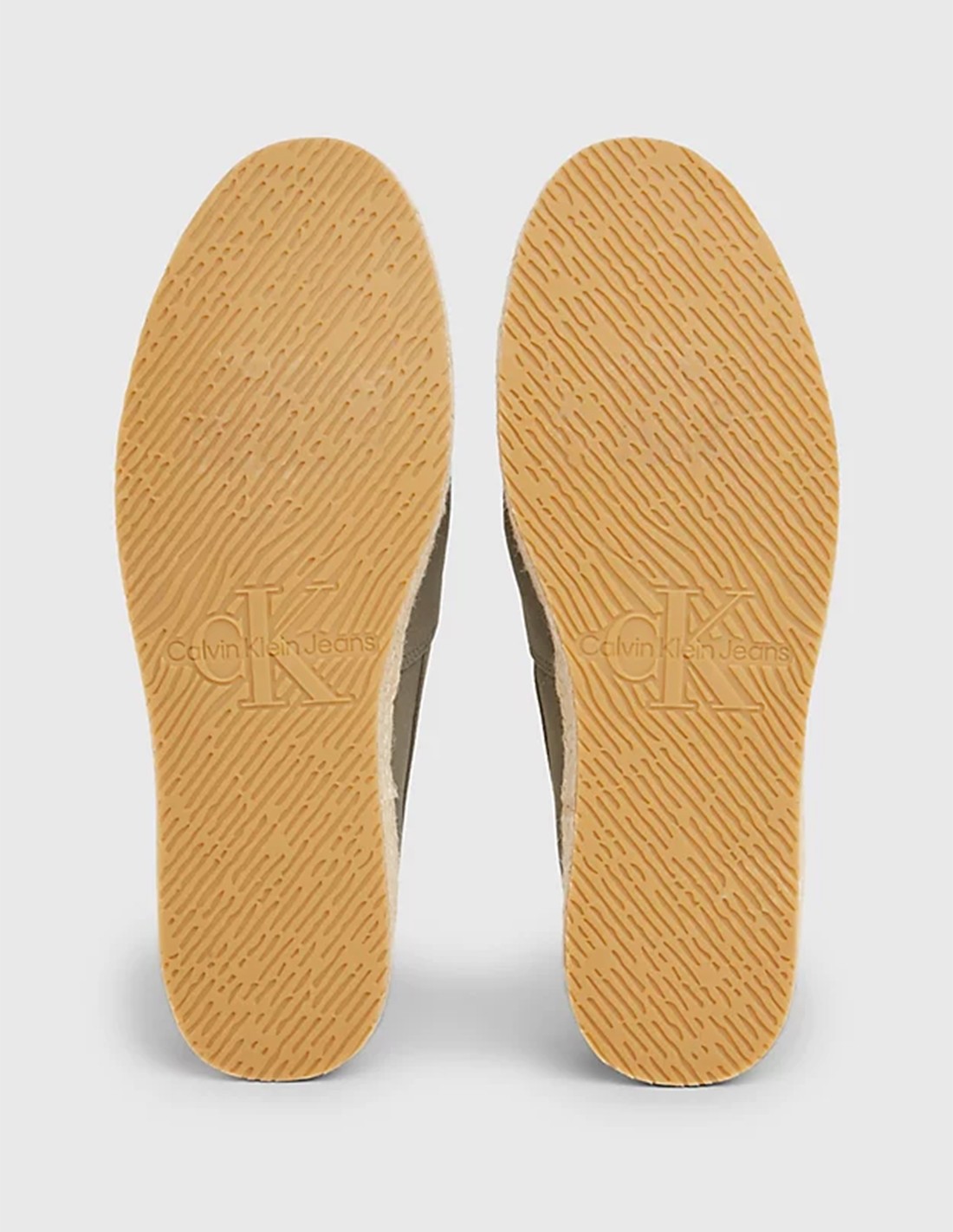 calvin klein Espadrille homme Slipon ML Olive Toile