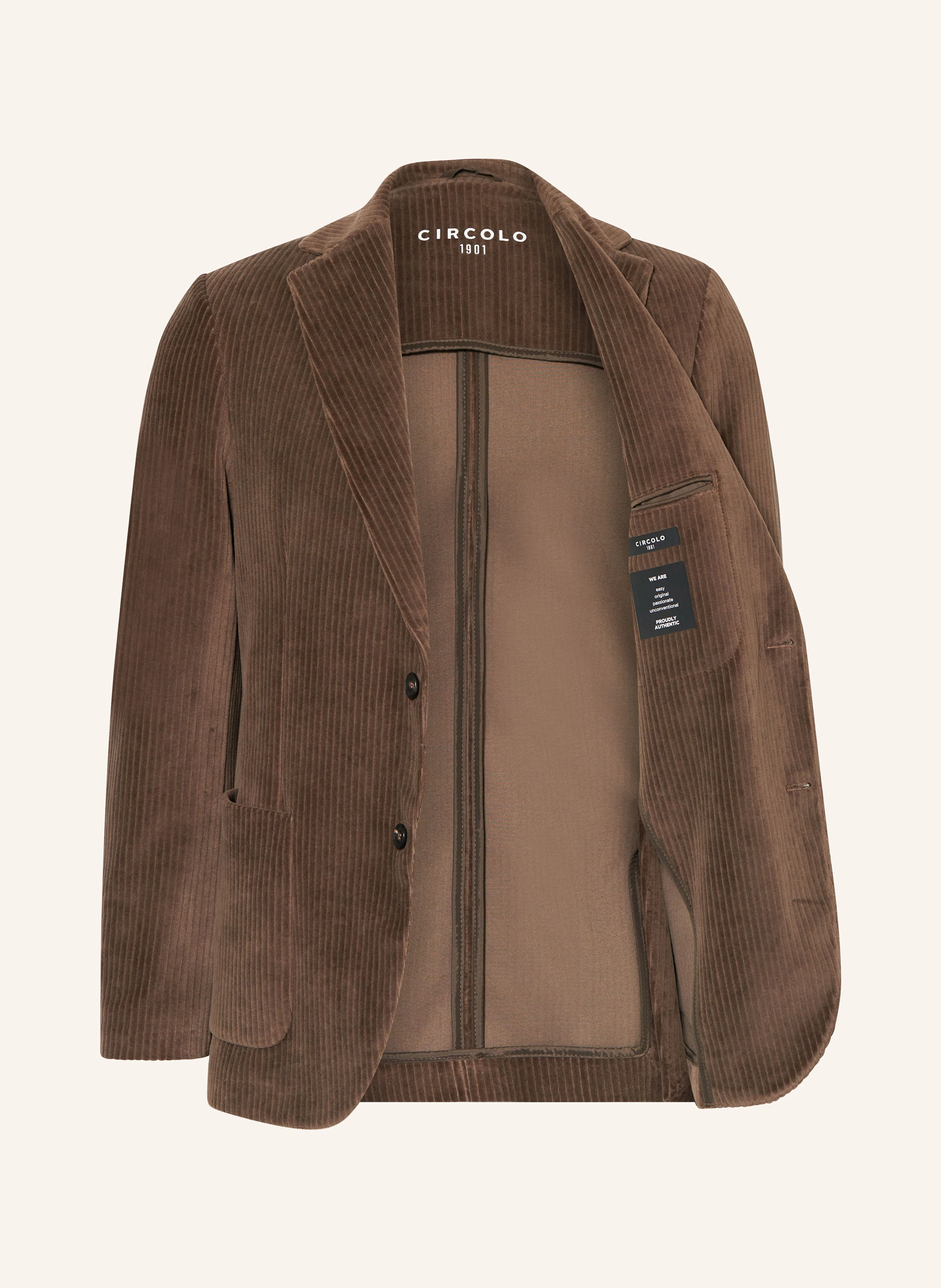 CIRCOLO 1901 Anzugsakko Slim Fit aus Cord