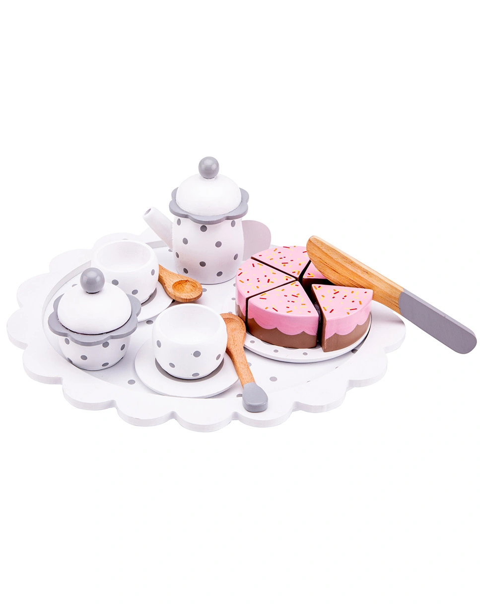 Holz-Spielzeug KAFFEE & KUCHEN 18-teilig