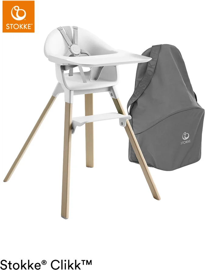 Stokke Stokke Clikk High Chair White Hvid & beige