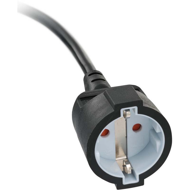 Brennenstuhl Verl Kabel 1168980020 verlengsnoer platte stekker binnengebruik 2m zwart