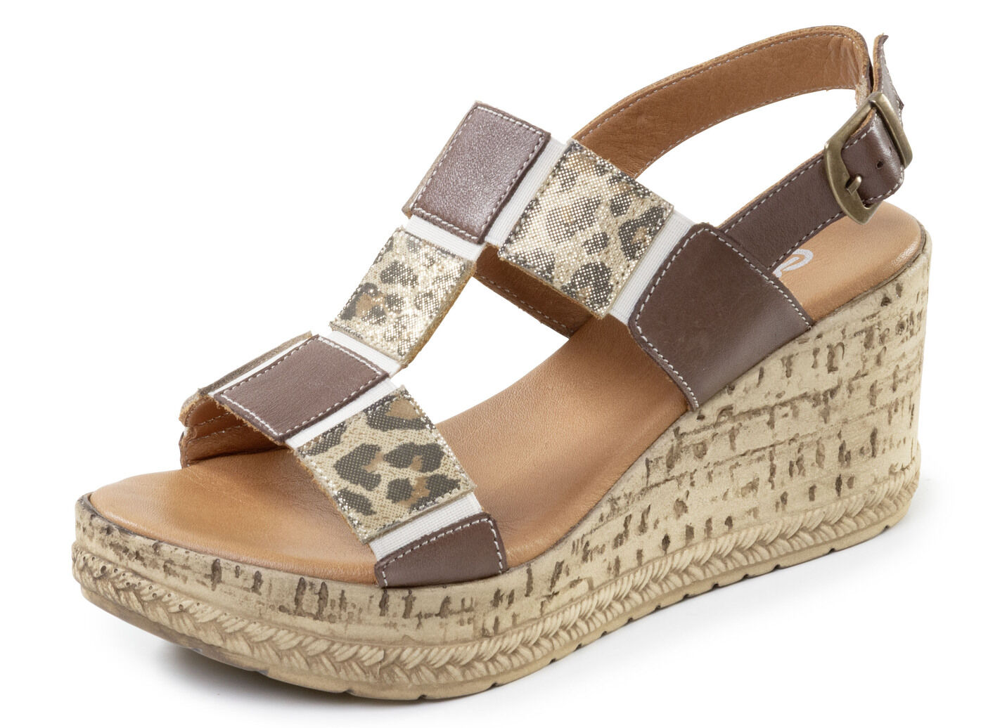 Gemini, trendige Damen-Sandaletten, Weite G, aus Leder