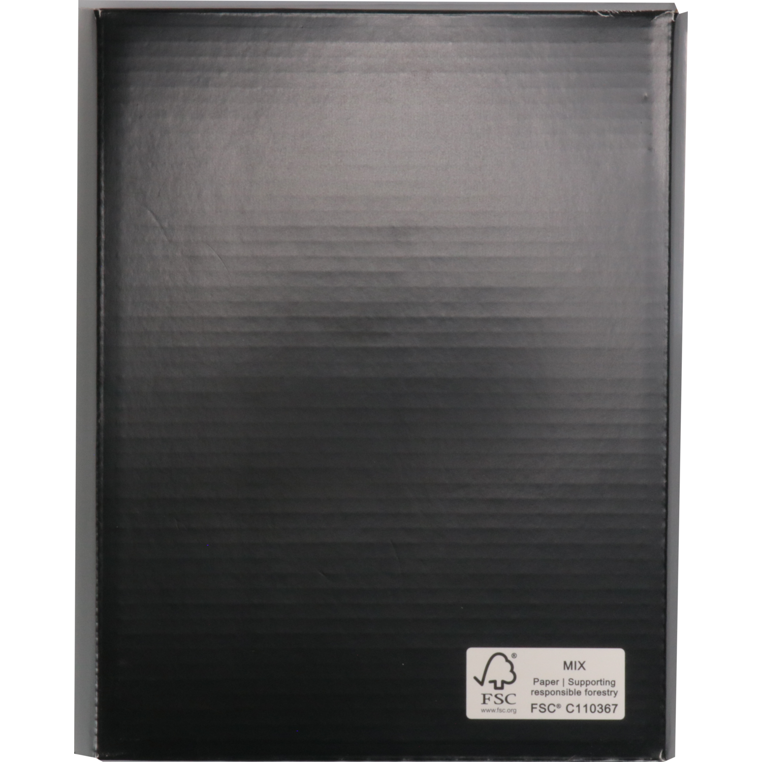 Mand, golfkarton, biermand, 26x21x10cm, zwart