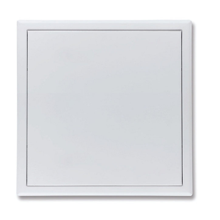 Trappe de visite acier laqué blanc Placo 50 x 50 cm