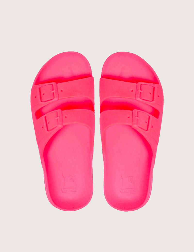 CACATOES SANDALES ENFANTS BAHIA ROSE FLUO