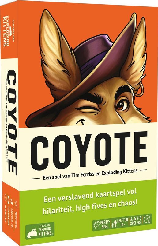 Exploding Kittens - Coyote - Razendsnel Partykaartspel