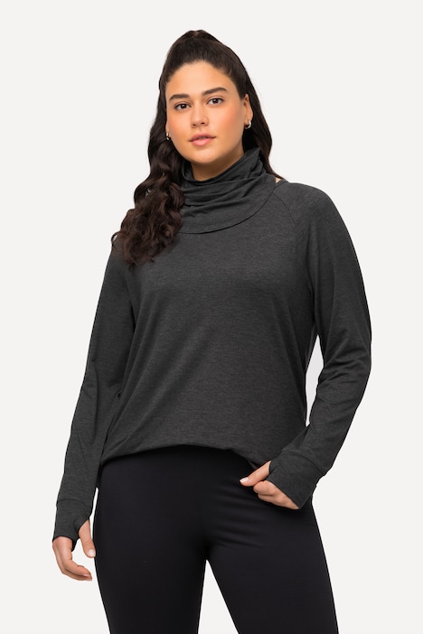 Sweater, Loop, Rundhals, Langarm, extraweich, Daumenloch