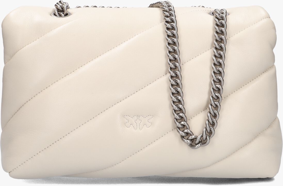 witte pinko schoudertas love puff classic