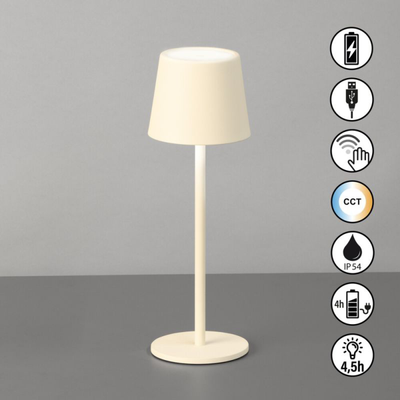 ROXI TAFELLAMP - OUTDOOR - BEIGE