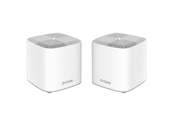D-Link Covr Whole Home COVR-X1862 - Wi-Fi-system - (2 routere) - op til 420 kvm - mesh 1GbE - Wi-Fi 6 - Dual Band