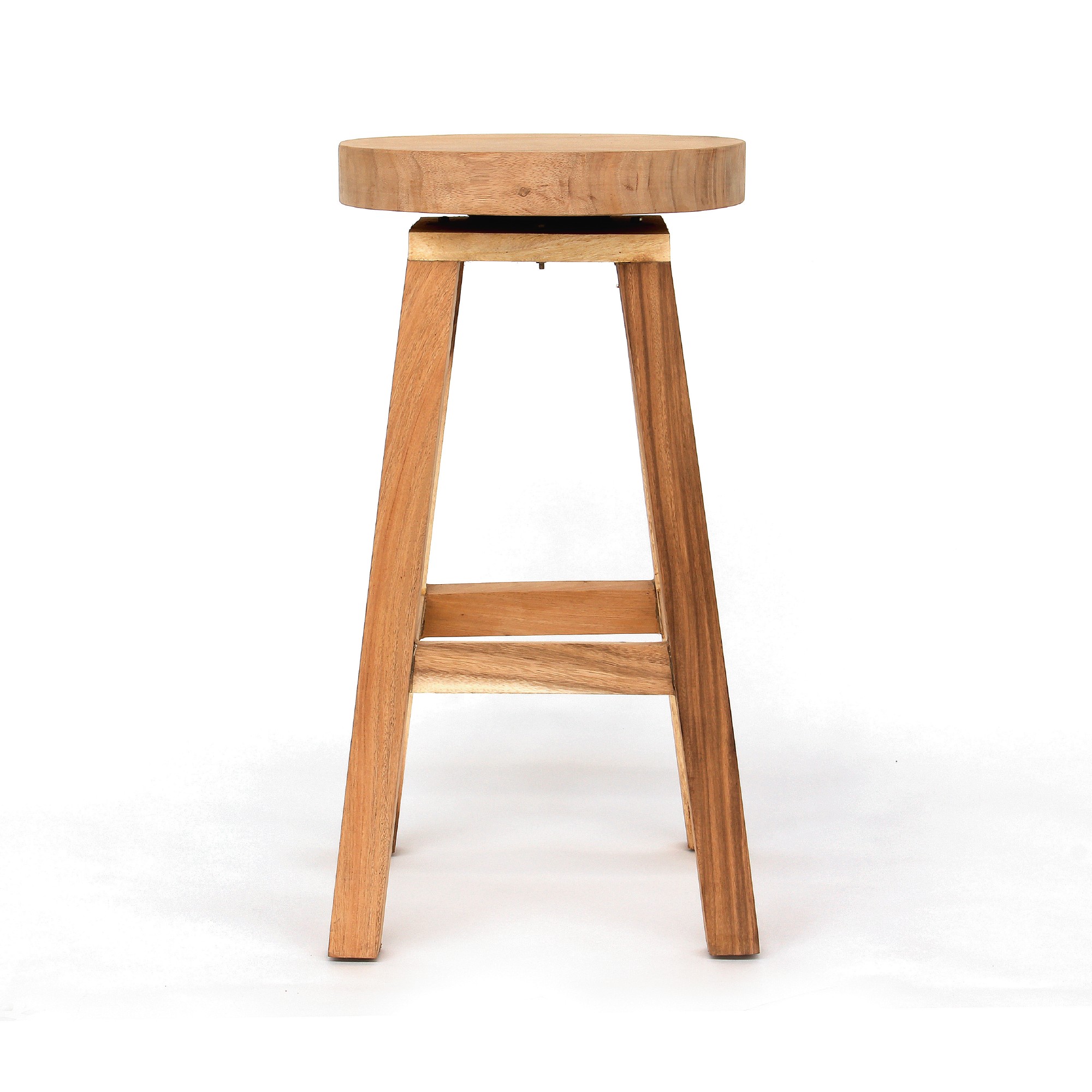 Barhocker 'Markham', natur, T 40 cm, B 40 cm, H 78 cm von fischer's lagerhaus
