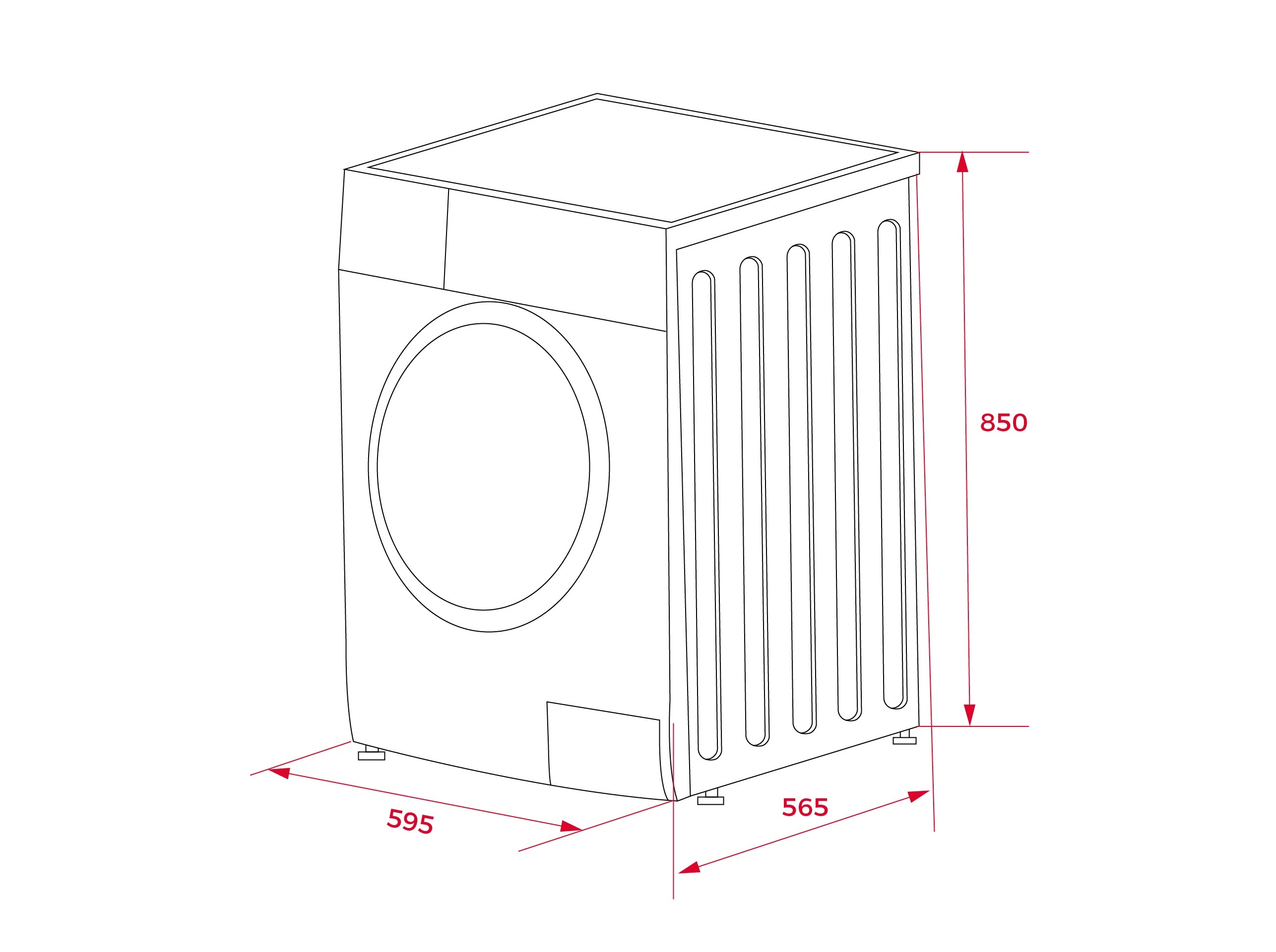 MÁQUINA DE LAVAR ROUPA TEKA WMK 81050 DSS AUTO DOSE - BRANCO A 10KG