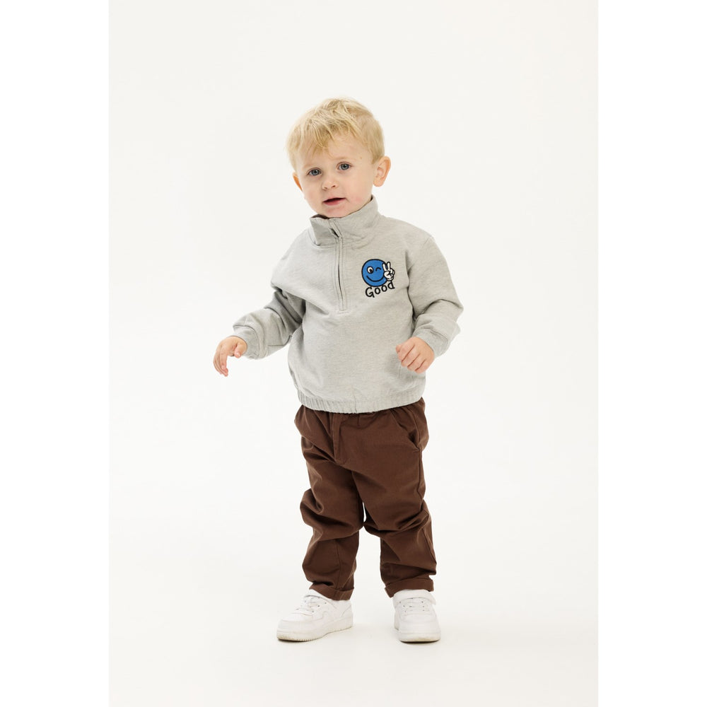 Køb THE NEW Siblings Light Grey Melange TNSTPal OS Sweatshirt