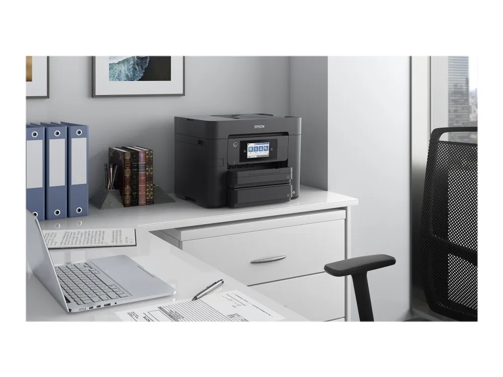 Epson WorkForce Pro WF-4830DTWF - Multifunktionsprinter - farve - blækprinter - A4/Legal (medie) - op til 25 spm (udskriver) - 500 ark - USB 2.0, LAN, Wi-Fi(n), USB vært, NFC
