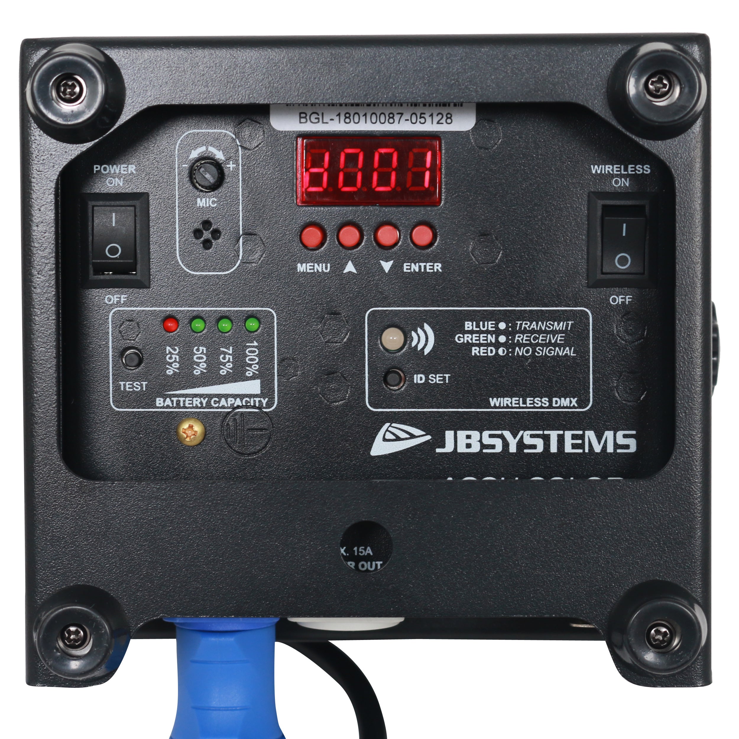 JB systems Accu Color-Black LED projector