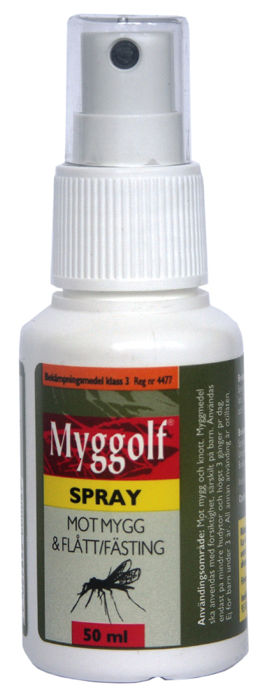 Myggspray 50ml Gr/rød/gul