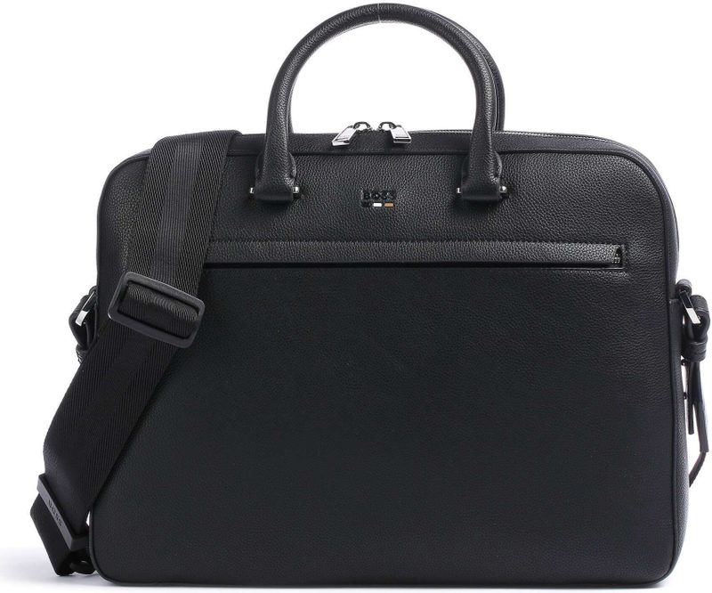 BOSS - Ray - Business Tas - Black - 70% Polyurethaan, 30% Polyester