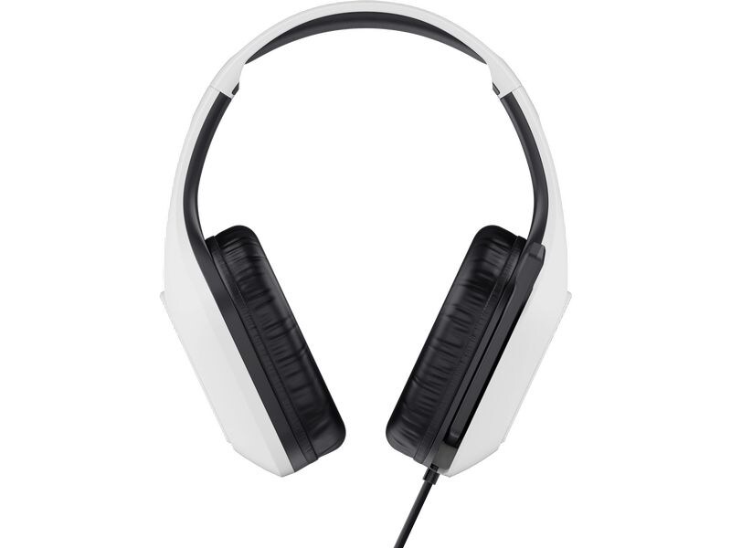 Trust Headset GXT 415W Zirox Schwarz/Weiss Gaming-Headset mit komfortablen ohrumschliessenden Polstern und einstellbarem Mikrofon
