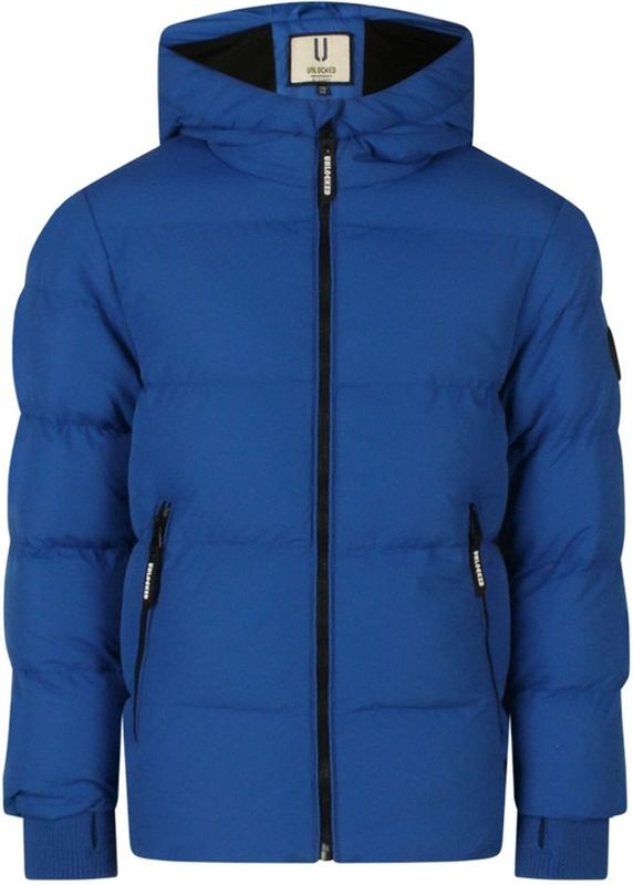 Unlocked jongens winterjas - Kobalt