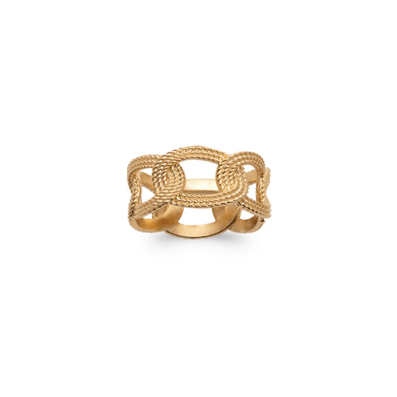 Bague en plaqué or jaune AVA - Bijoux Privés Discovery