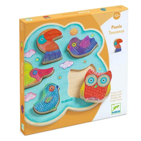 Djeco Holzpuzzle: Toucanco