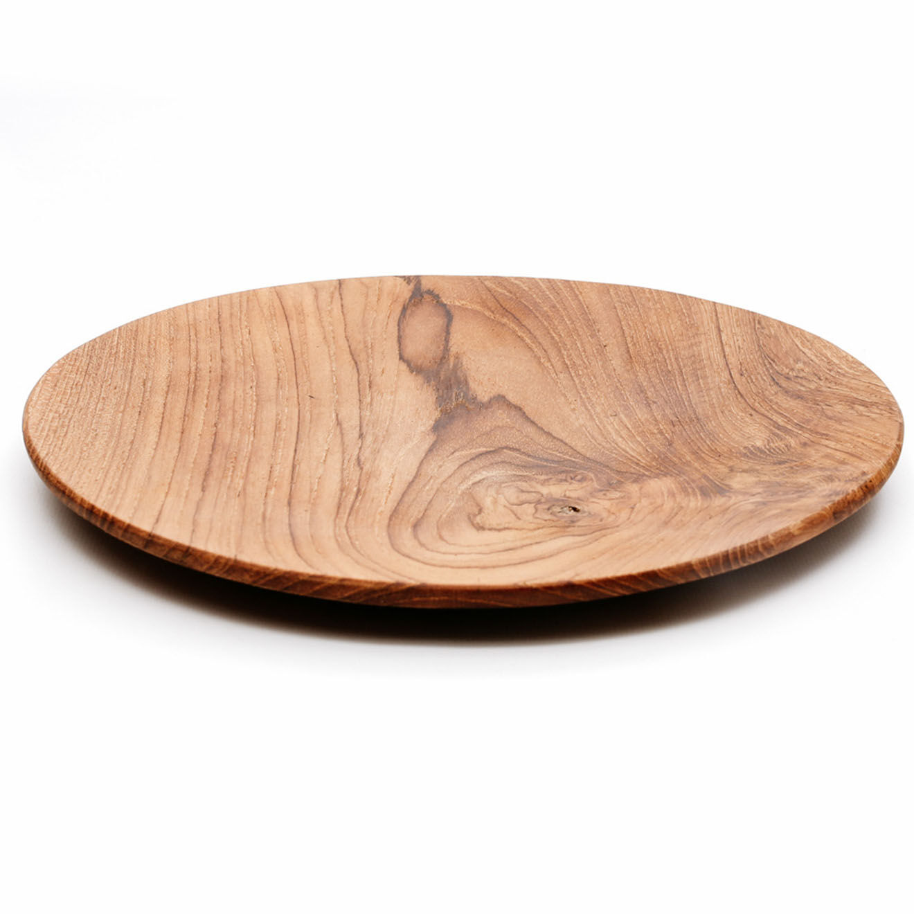 Bazar Bizar Assiette ronde Teak Root beige - D.30 cm