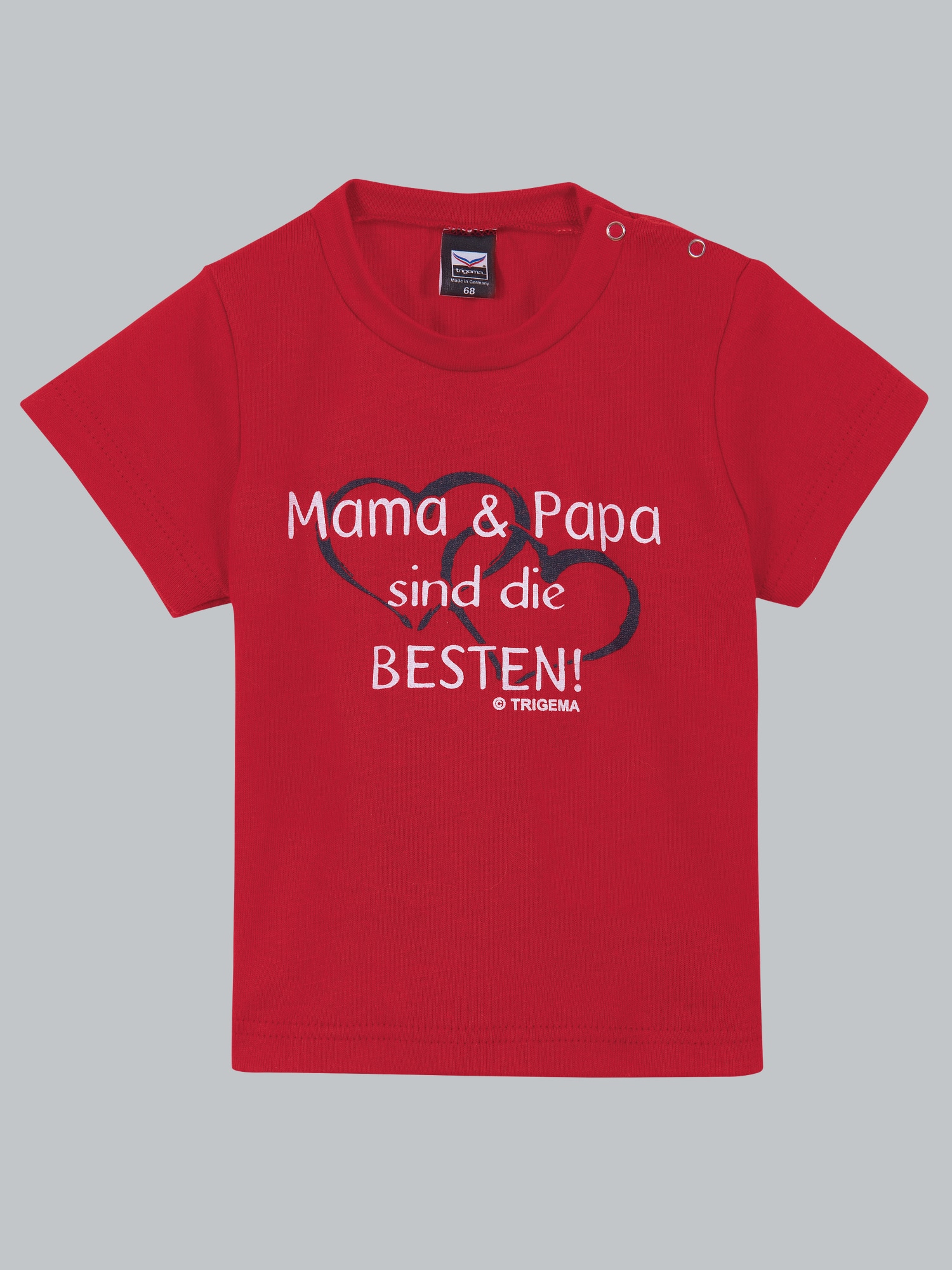 T-Shirt Mama & Papa Kirsch