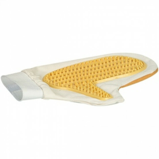 Gant de toilettage droitier pour chien et chat Flamingo
