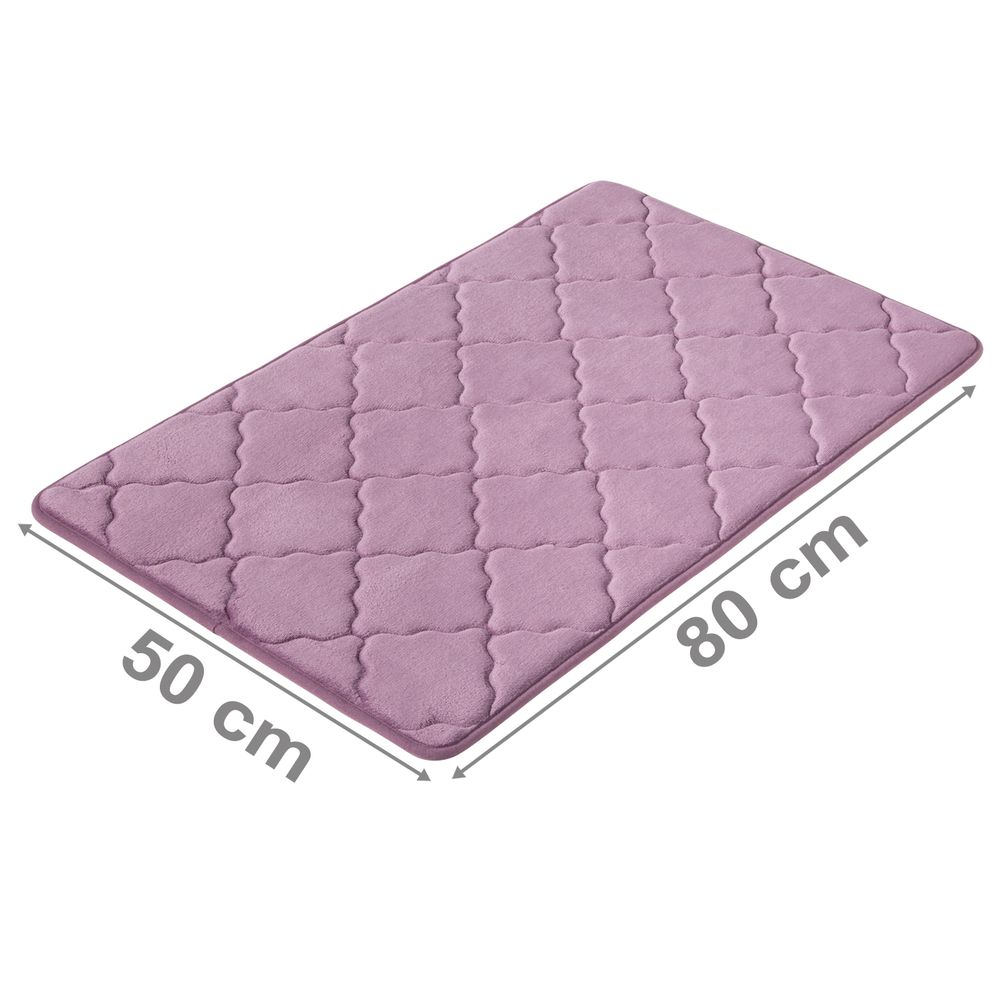 PANA® Memoryschaum Badematte • Badvorleger 50 x 80 cm • Badteppich • Duschvorleger • Viskoelastische Badematte • versch. Farben