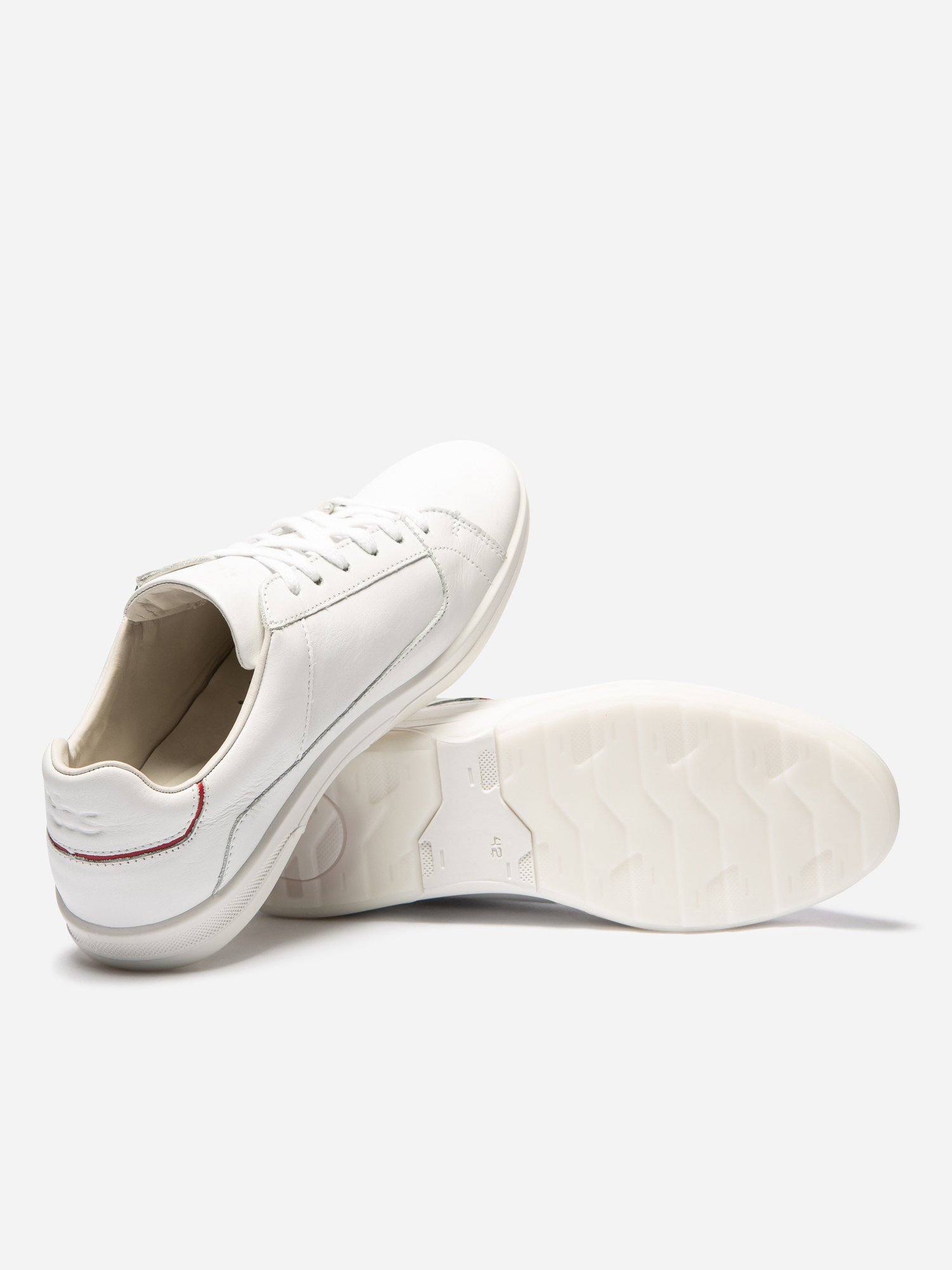 Baskets En Cuir Blanc