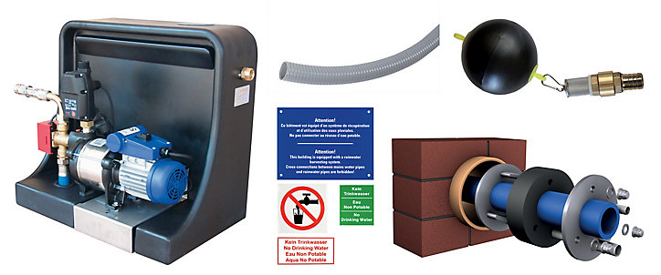 Lot pompes maison premium Graf 1500 L - 3000 L - 5000 L