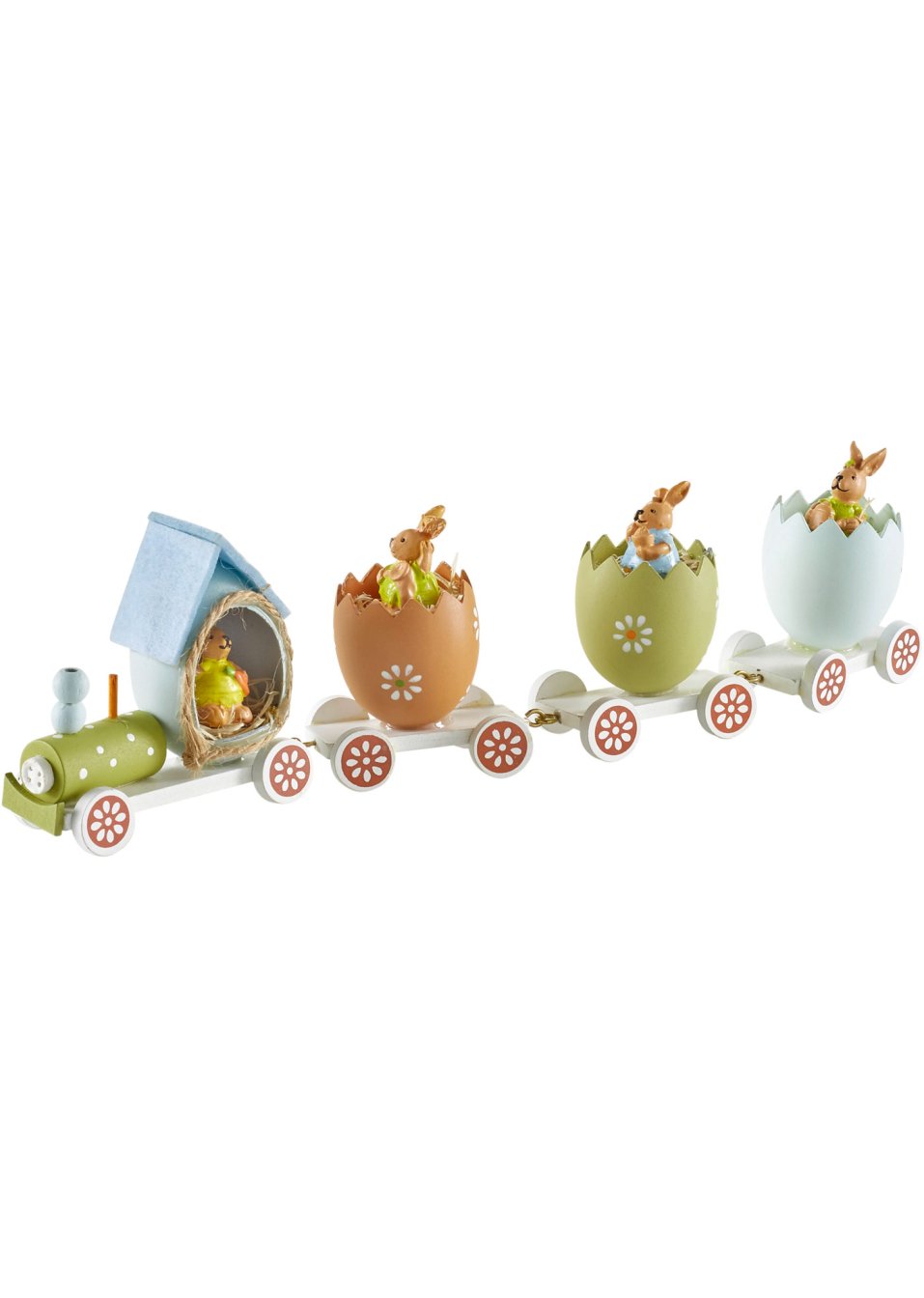 Objet déco petit train de Pâques