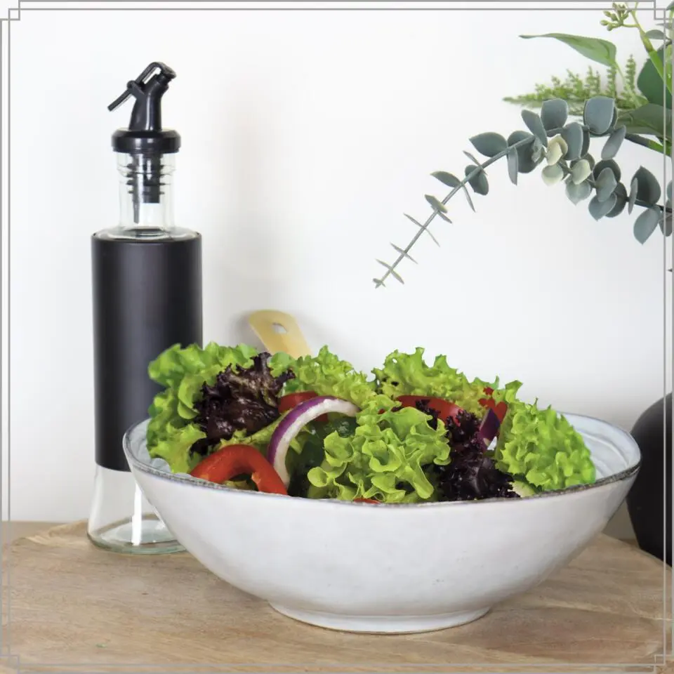 OTIX Saladeschaal Slakom Serveerschaal 24cm Blauw Porselein BLUEBELL