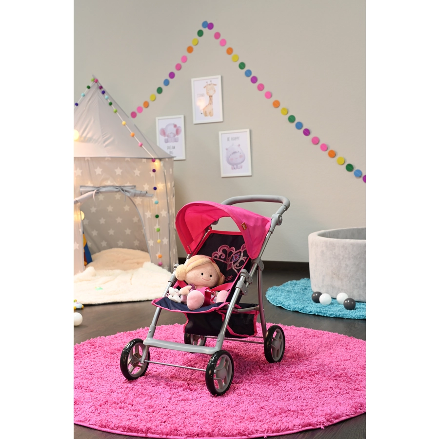 knorr toys® Puppenbuggy Liba - diadem blau