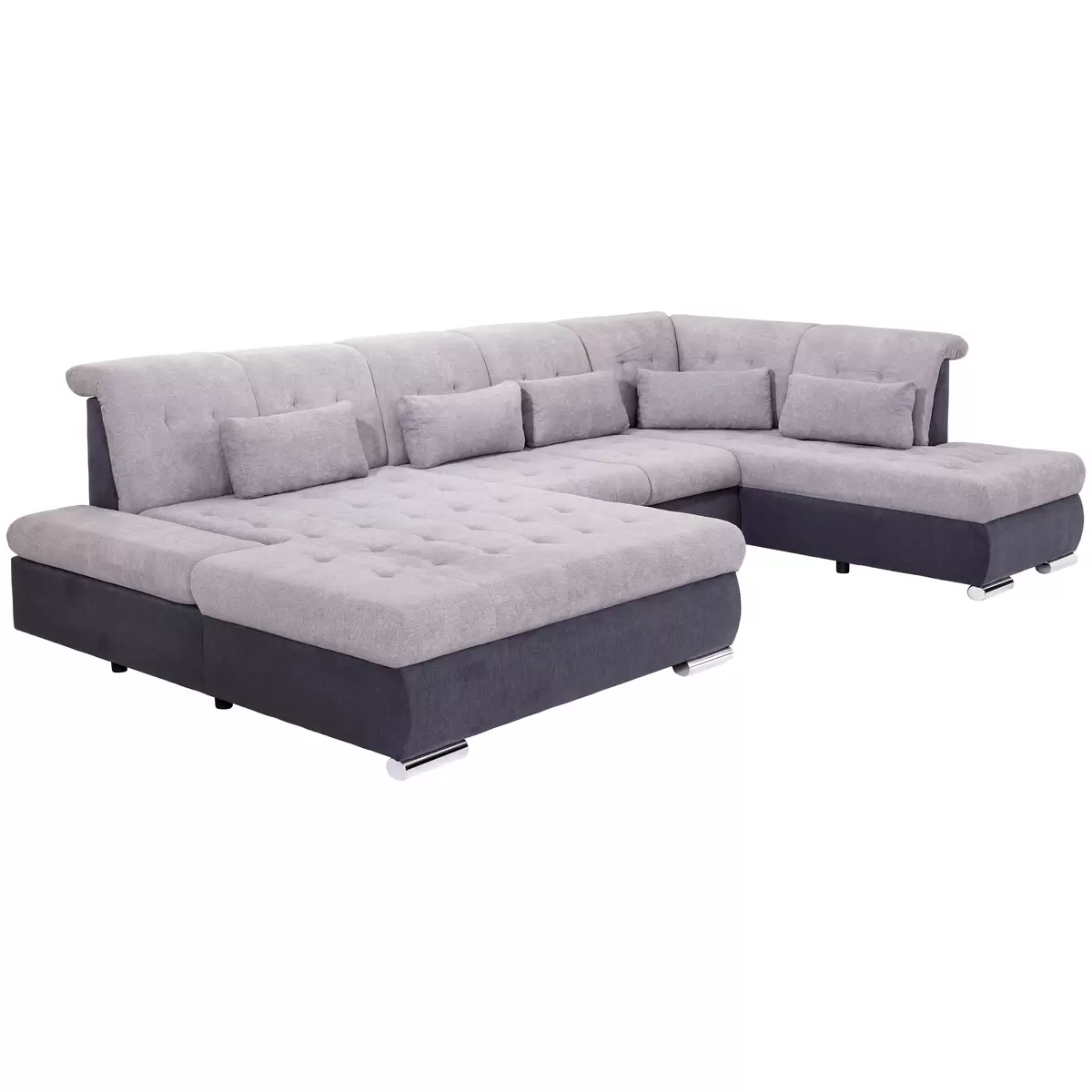 Wohnlandschaft Madera 285 x 129 anthrazit,grau