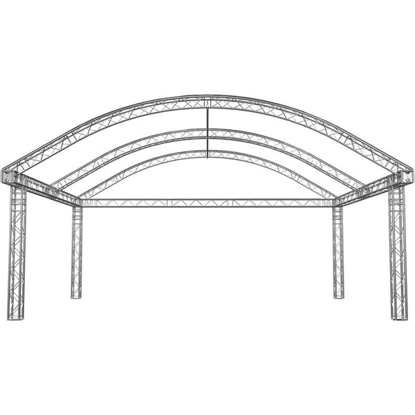 Global Truss Round Arch Stage 8x6m