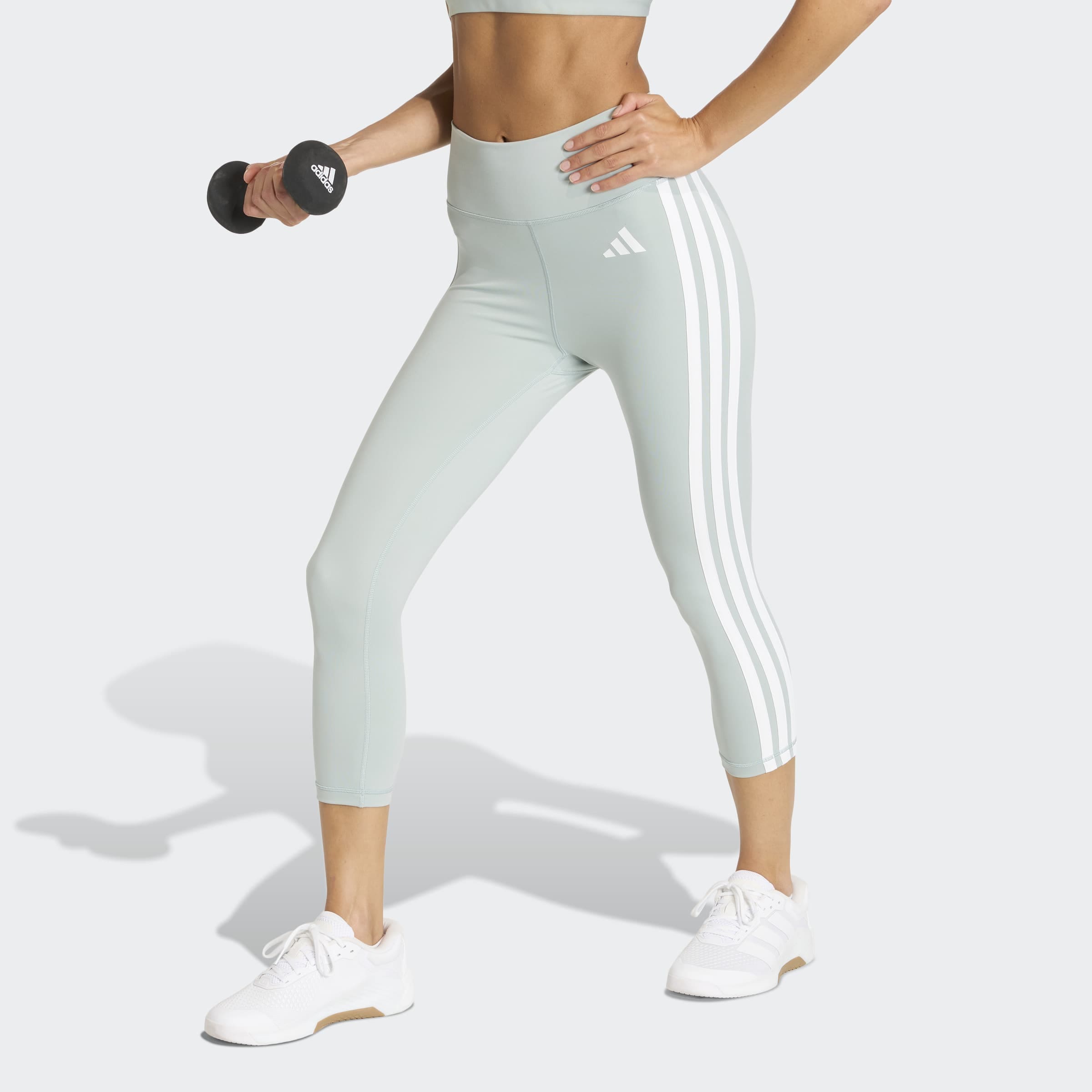 adidas Performance Trainingstights »OPTIME ESSENTIALS WORKOUT 3-STREIFEN 3/4 LEGGINGS«
