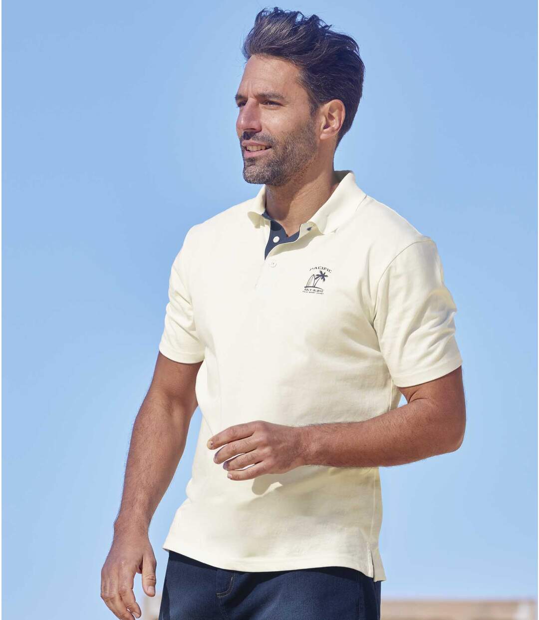 Lot de 3 Polos Pacific Island