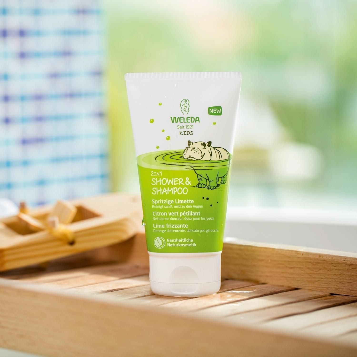 Weleda Kids 2 in 1 Duschcreme-Kinder - Prickelnde Limette