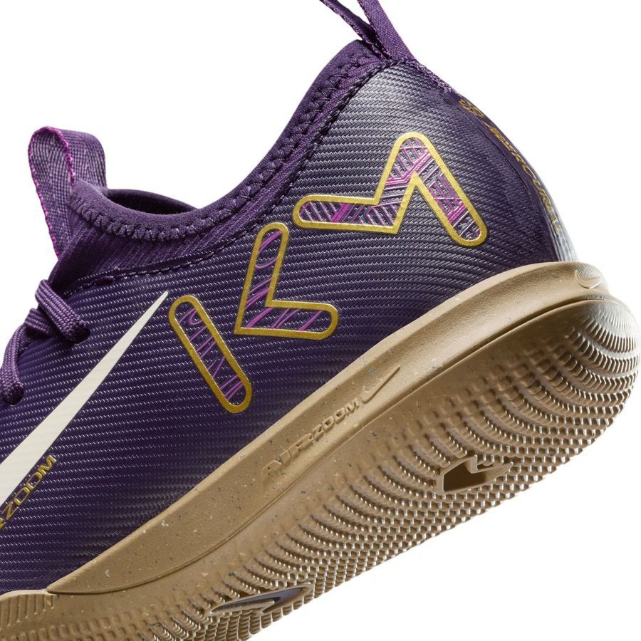 Nike Air Zoom Mercurial Vapor 16 Academy IC Mbappé Personal Edition - Violet/Blanc Enfant