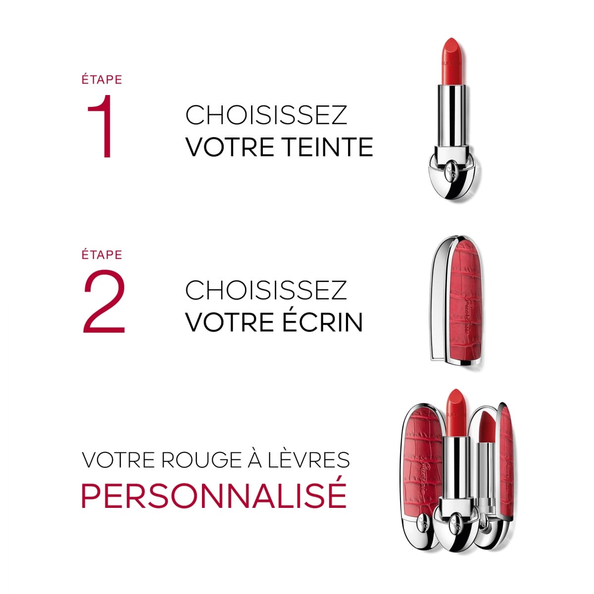 Rouge G de Guerlain Rouge G de Guerlain L'Écrin Double Miroir