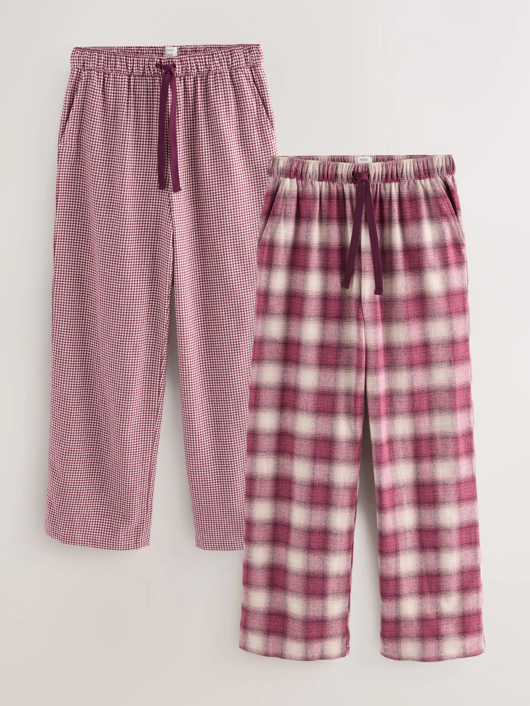 Rood geruit - 2 Behaaglijke pyjamabroeken