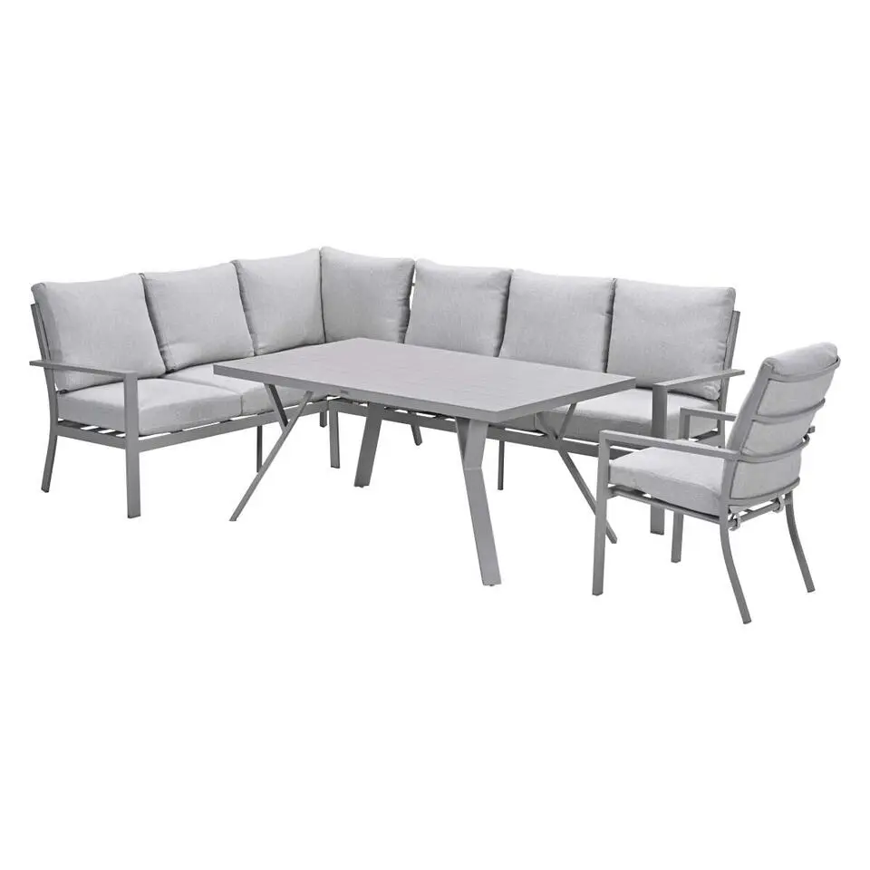 Garden Impressions Senja lounge dining set 4-delig l. - valley sand