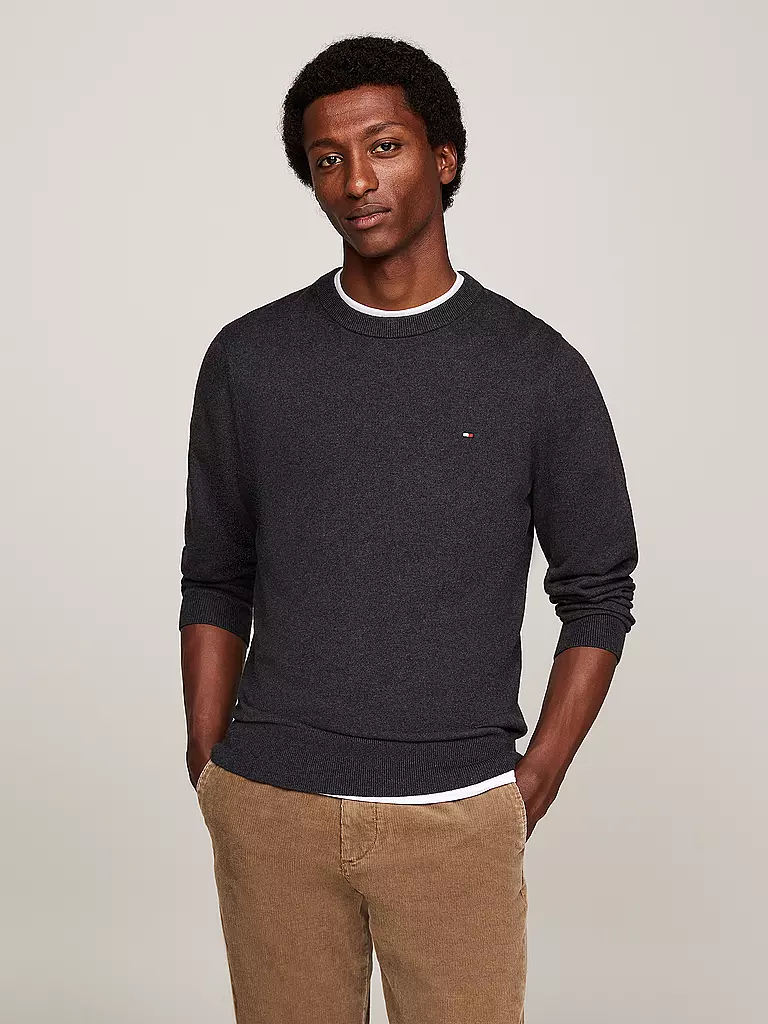 TOMMY HILFIGER Pullover grau