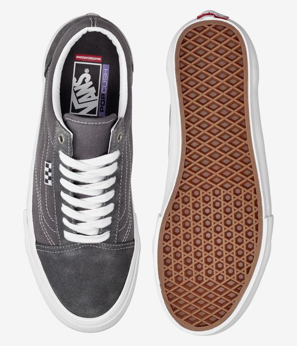 Vans Skate Old Skool Schuh (pewter true white)