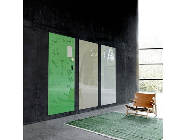 Glastavle Mood Wall, 300x300 mm, Ren hvid