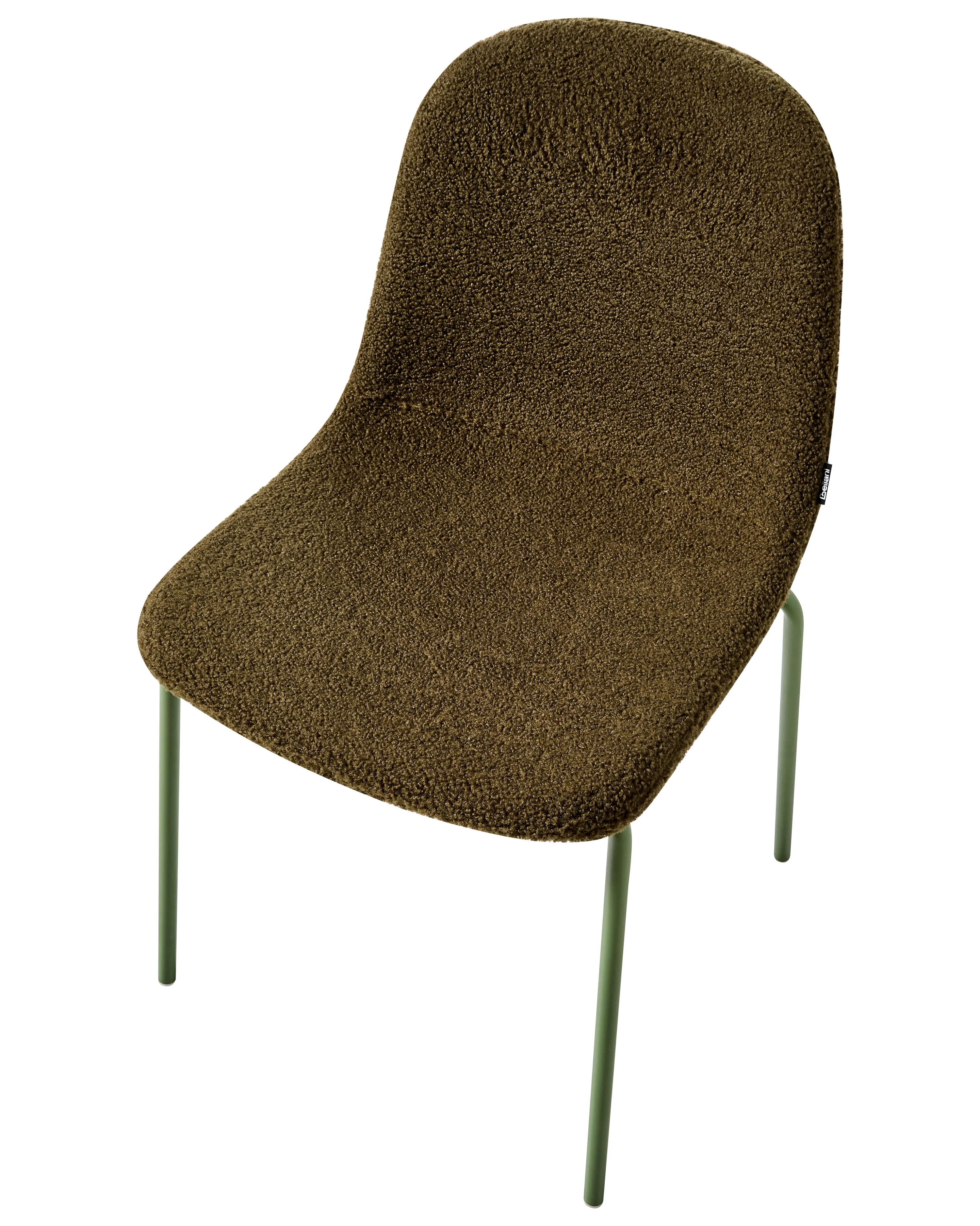 Set van 2 vergaderstoelen LOMA Bouclé Groen