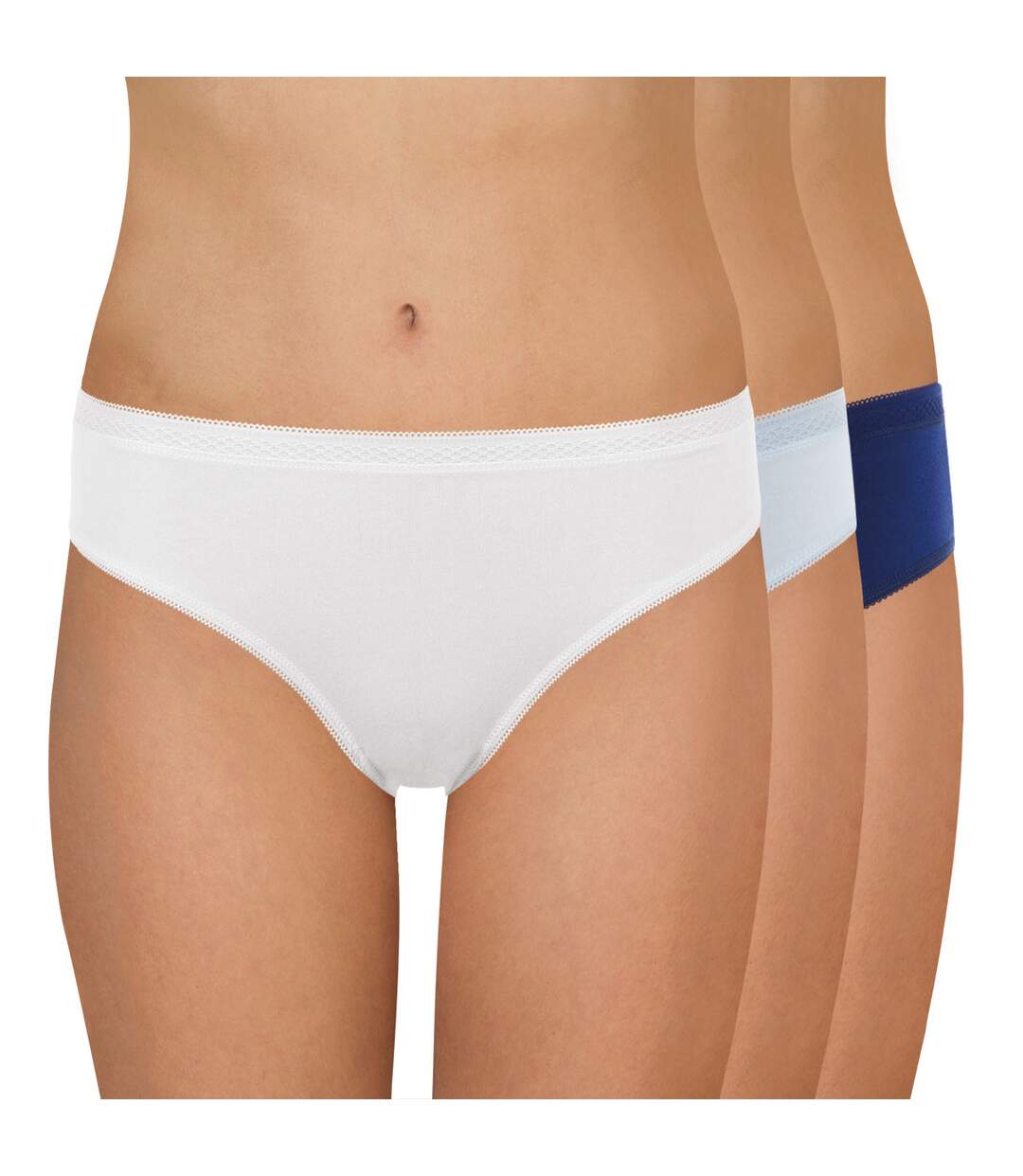 Lot de 3 slips femme Trio Essentiels