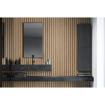 Grosfillex lattenwand kunststof Element 3D Linio Bamboo 2.925m2
