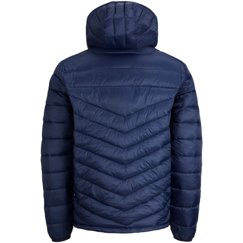 Jack & Jones - 12211785 JJEHERO PUFFER HOOD NOOS NAVY BLAZER CONTRAST ZIP Azul